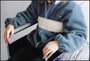 CHEST STRAP, 4" x 60" CANVAS BAND